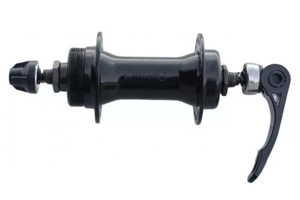 Втулка передняя FH-206D-1 DISC QR 36H M9*100*108MM BLACK,сталь,под резьбовой ротор Втулка передняя FH-206D-1 DISC QR 36H M9*100*108MM BLACK,сталь,под резьбовой ротор